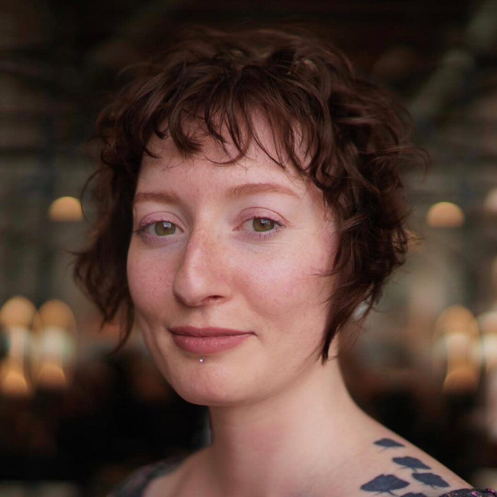 The Textured French Bob with Warm Brunette Tones