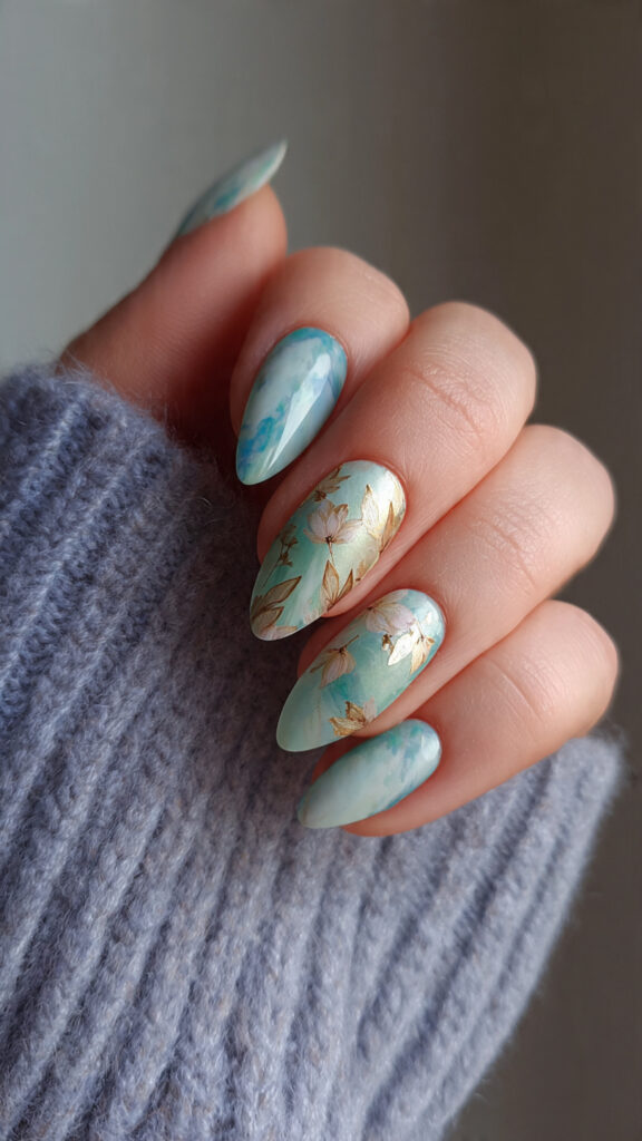 Almond Acrylic Nails