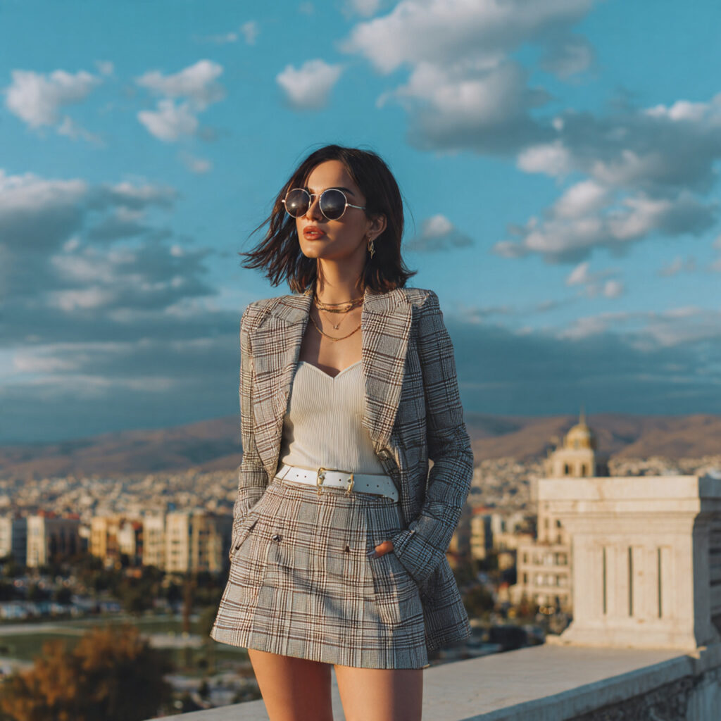 15 Party Outfit Ideas That Instantly Make You the Best-Dressed Guest (Without Trying Too Hard) 4 Blazer + Mini Skirt Combo
