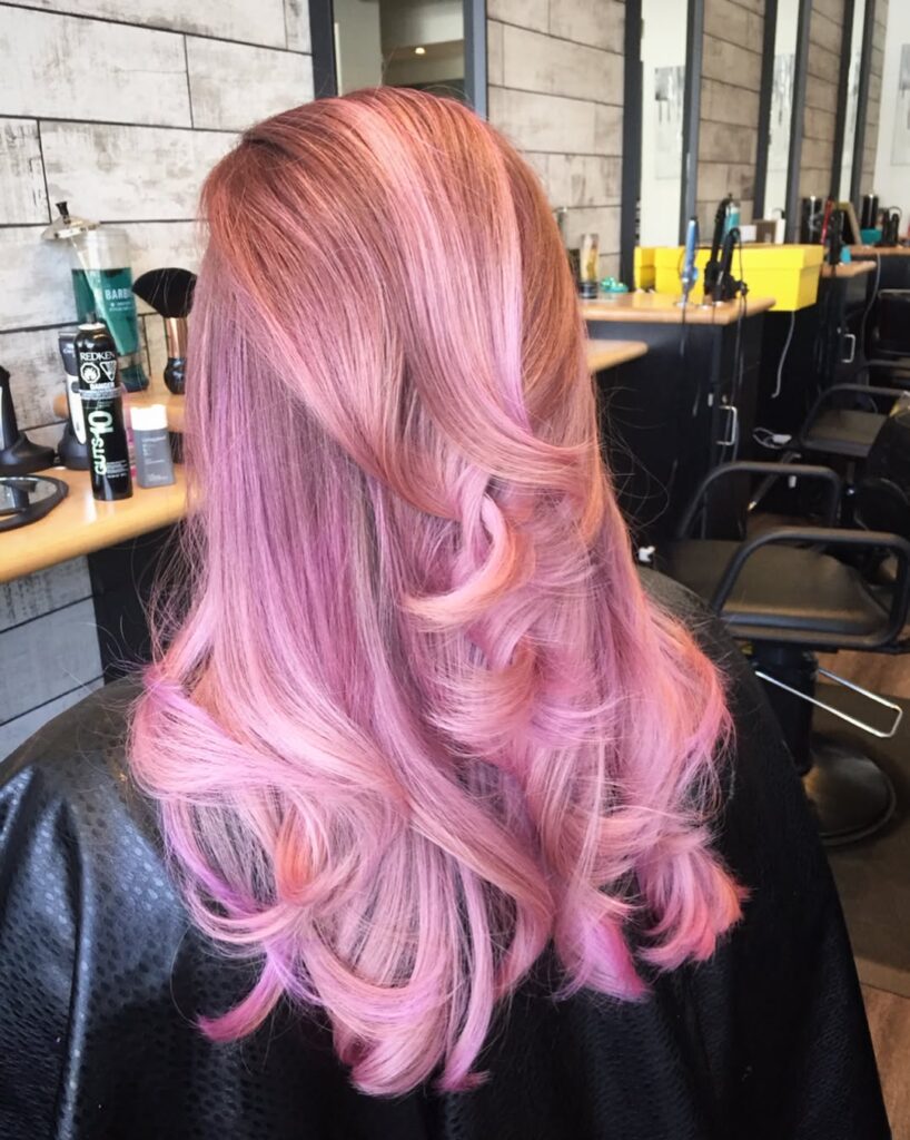 Blonde to Pastel Ombre