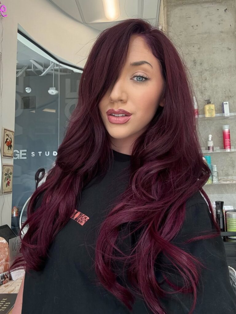 15 Hair Color Ideas for Brown Skin That Instantly Elevate Your Style (Trust Me, These Are Gorgeous) 8 Burgundy Hair Color