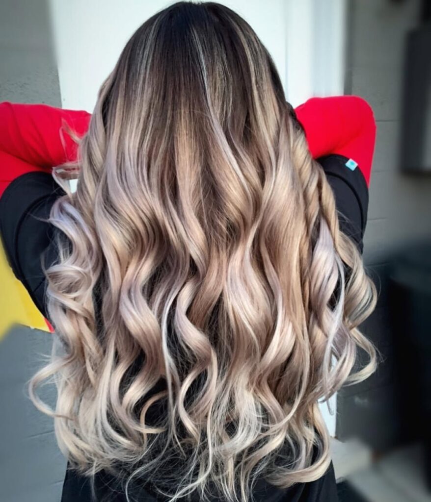 Classic Brown to Blonde Ombre