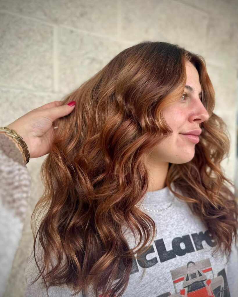 13 Auburn Hair Color Ideas That Will Make You Want to Book a Salon Appointment Immediately 3 Dark Chocolate Auburn