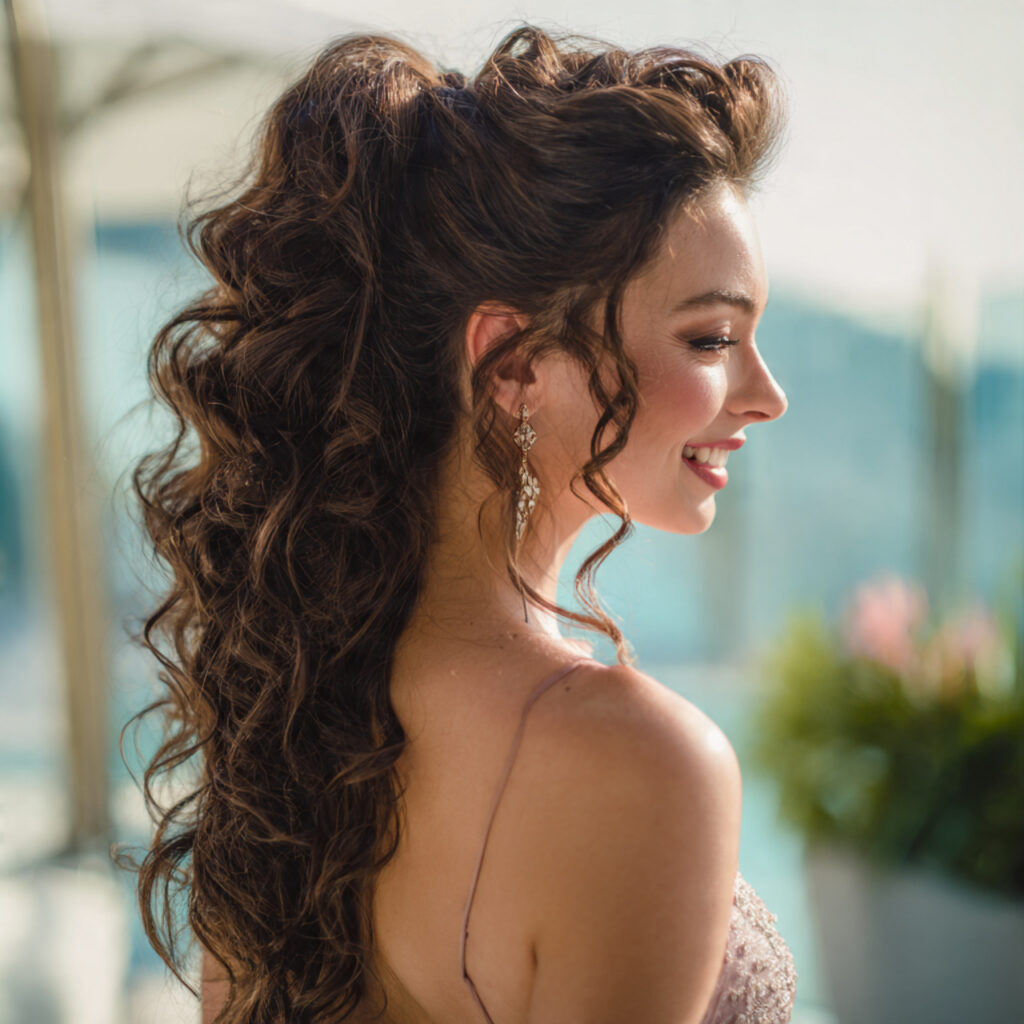 High Voluminous Ponytail