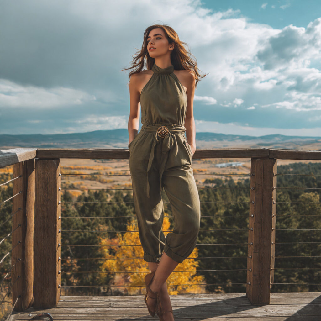 15 Party Outfit Ideas That Instantly Make You the Best-Dressed Guest (Without Trying Too Hard) 9 Jumpsuit + Statement Belt