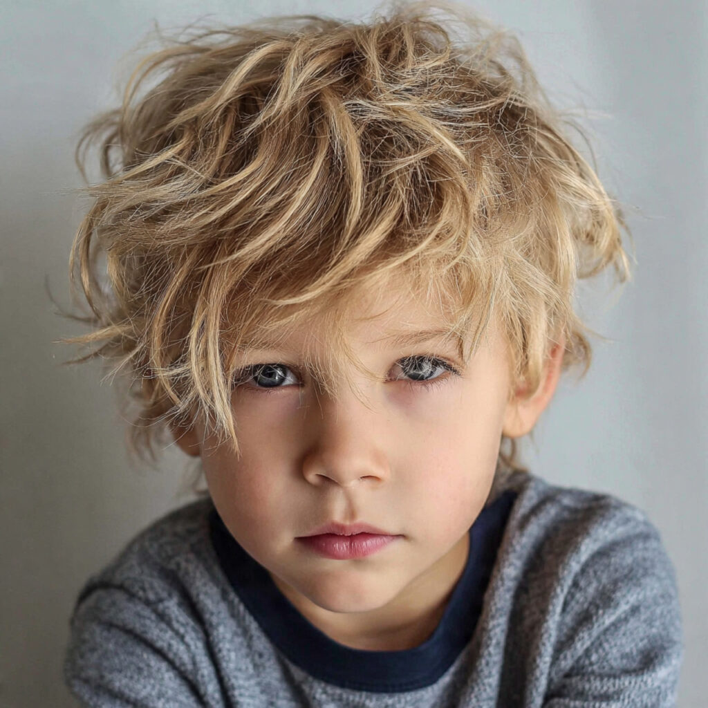 Messy & Tousled Wolf Cut