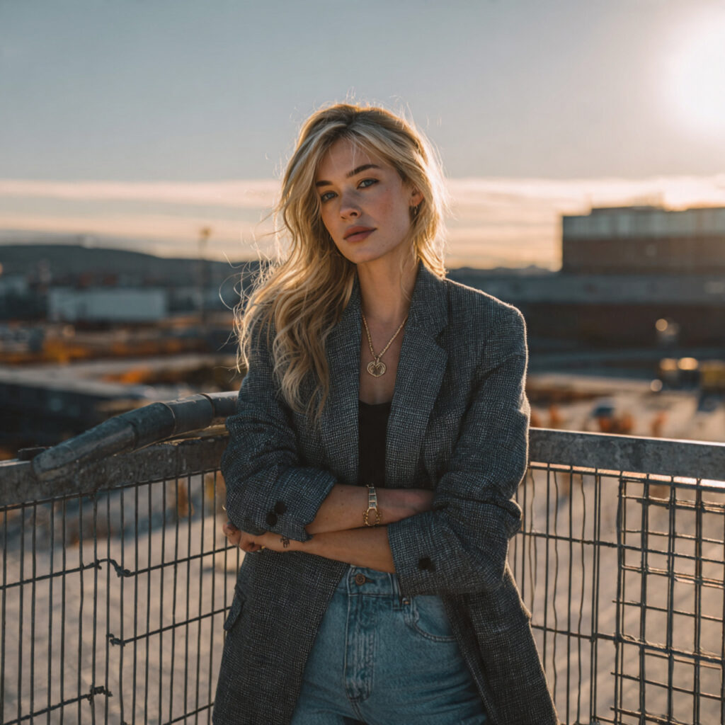 Oversized Blazer + Jeans