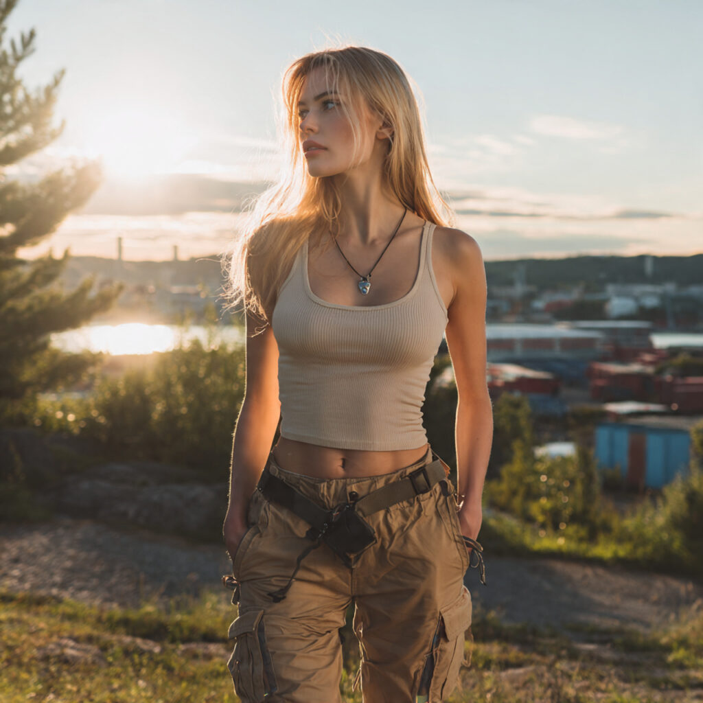 13 Summer Outfit Ideas That Make Getting Dressed in the Heat Actually Fun 14 Ribbed Tank + Cargo Pants