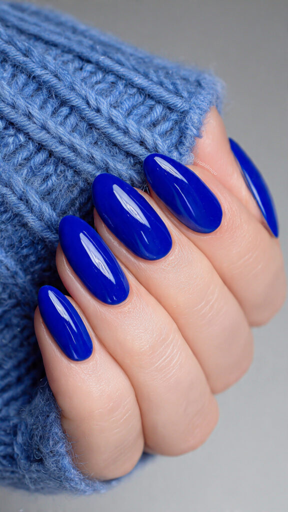 Royal Blue Nails