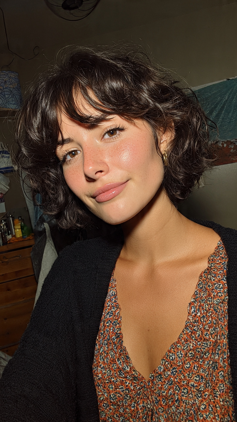 Short Wavy Hair