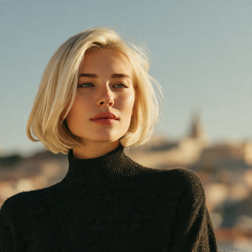 13 Short Blonde Hair Ideas That Will Make You Want to Book a Salon Appointment Right Now 12 Sleek Blonde Blunt Bob