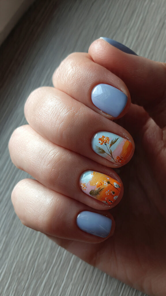 Summer Short Nails