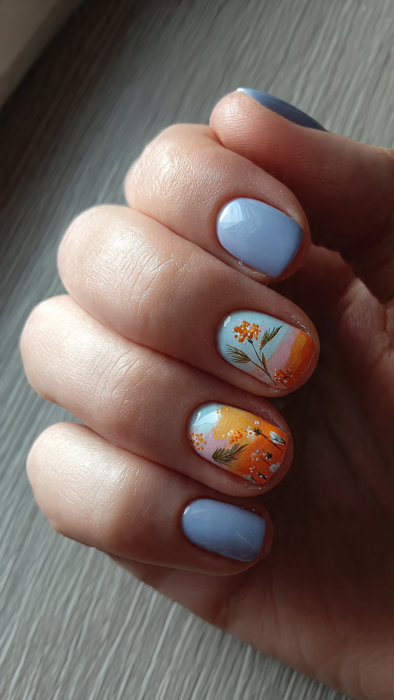 Summer Short Nails