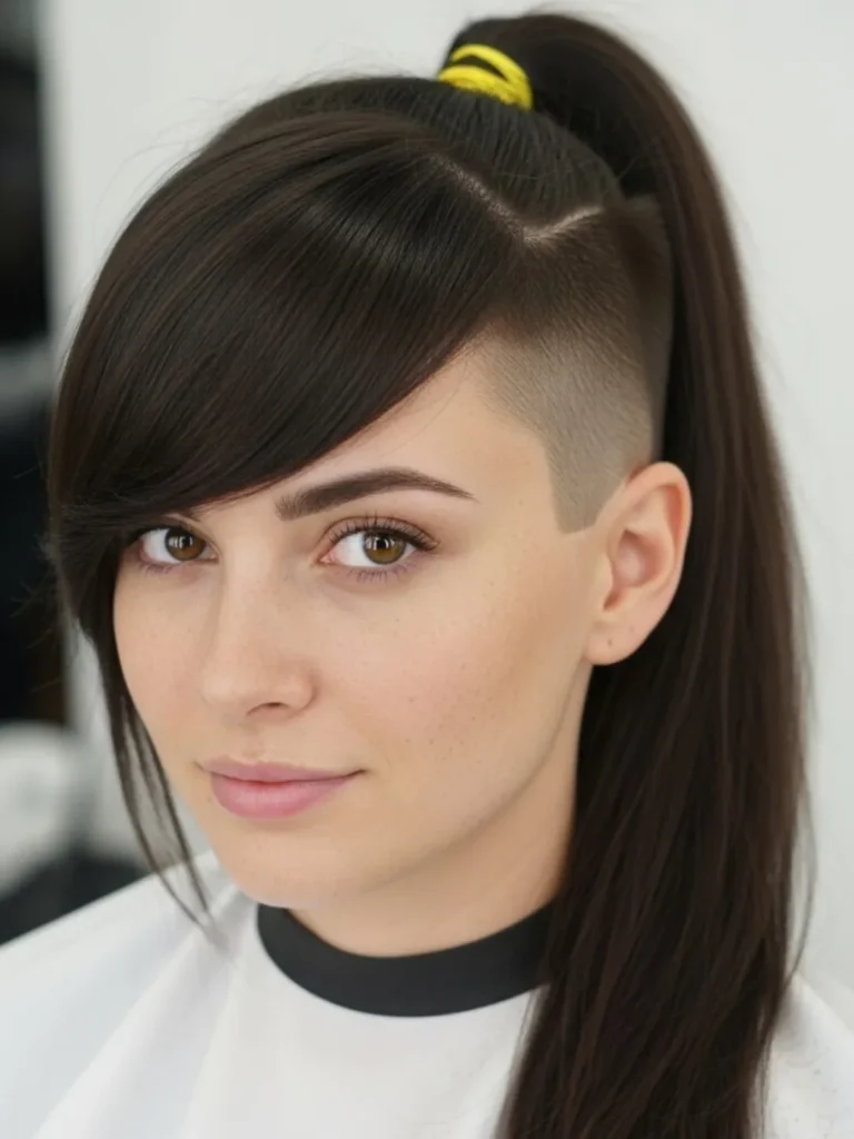 The Bold Undercut Bob