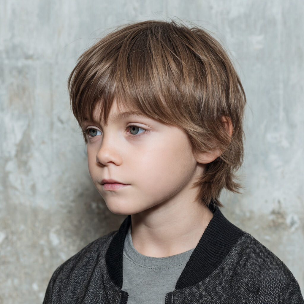 The Classic Wolf Cut + Layered Bangs