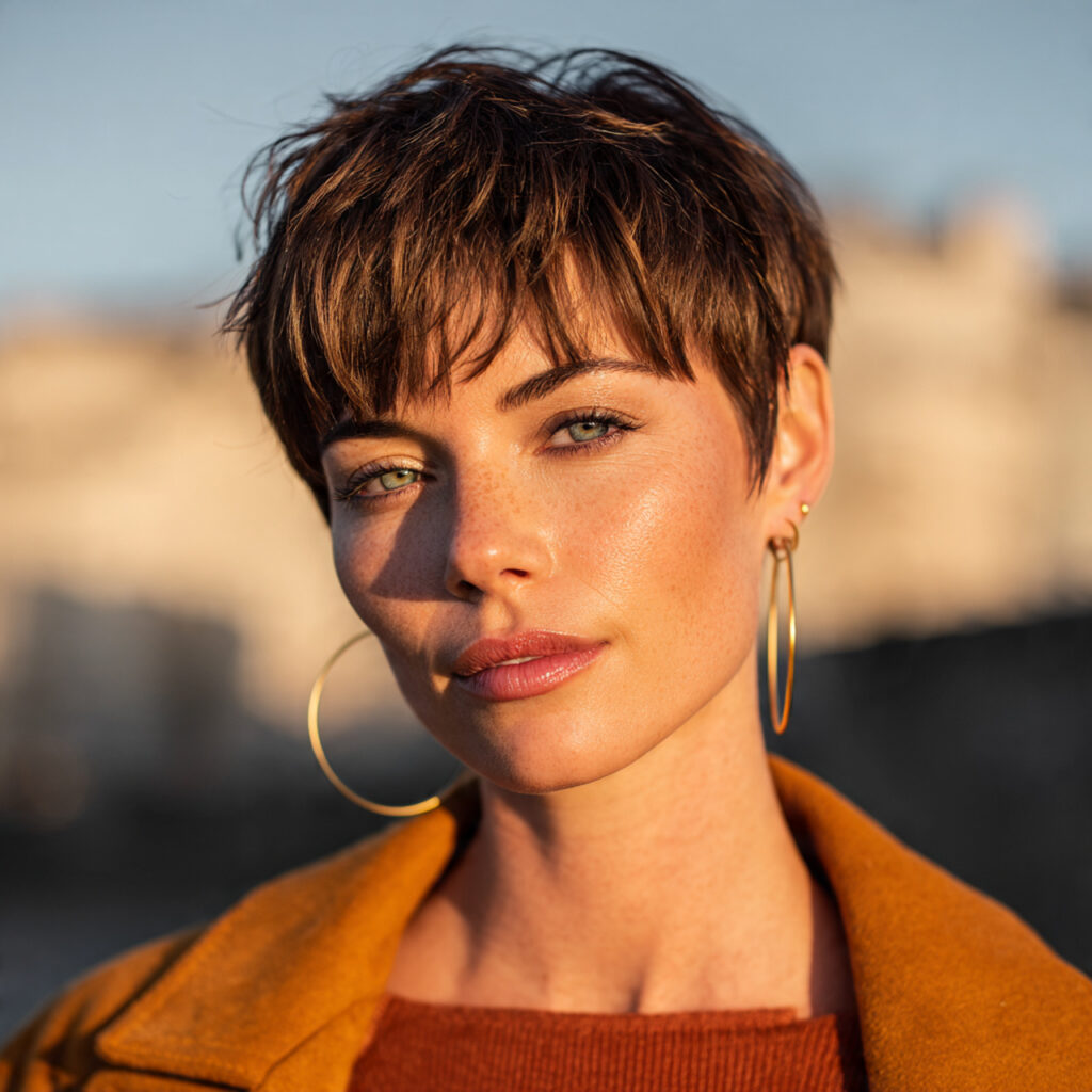 Chop It Like It's Hot: 15 Short Layered Haircuts That'll Make You Book an Appointment TODAY 11 The French Crop