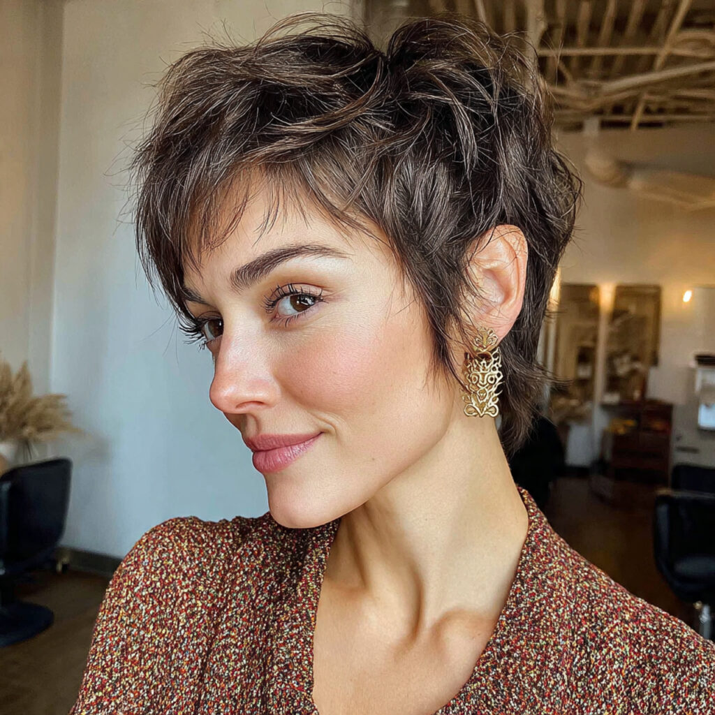Chop It Like It's Hot: 15 Short Layered Haircuts That'll Make You Book an Appointment TODAY 2 The Textured Pixie Cut