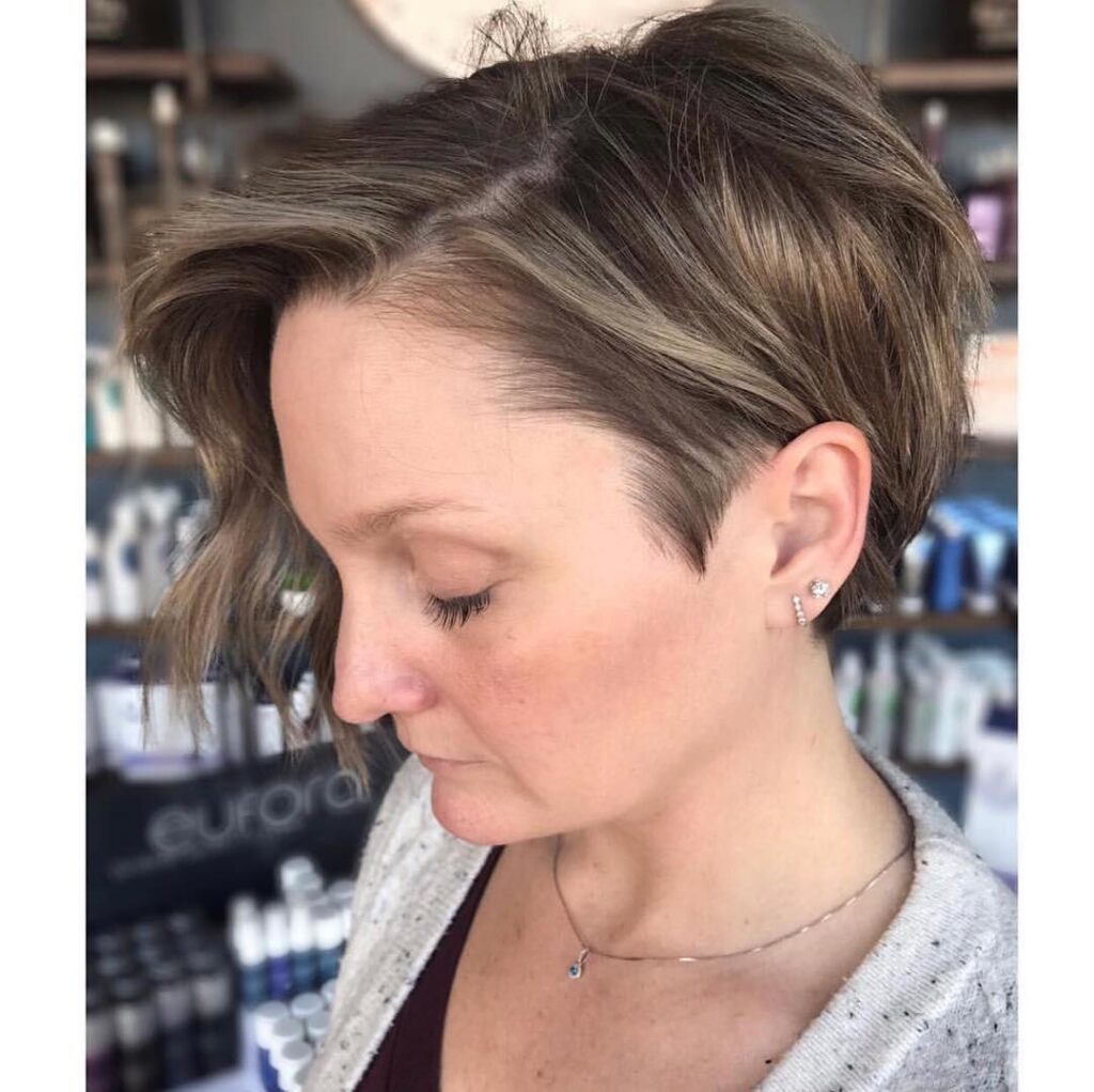The Textured Undercut Asymmetric Pixie