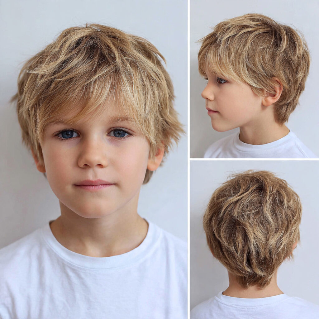 Wolf Cut with a Fringe + Shaggy Back