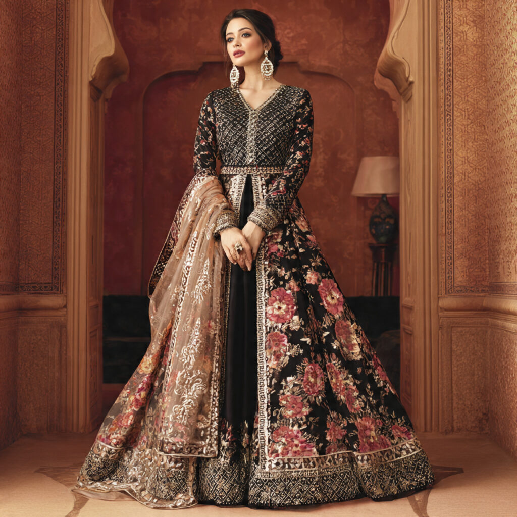 12 Eid Outfit Ideas That’ll Make You Feel Like the Main Character This Eid 5 anarkali dress for instant drama for eid outfit fo