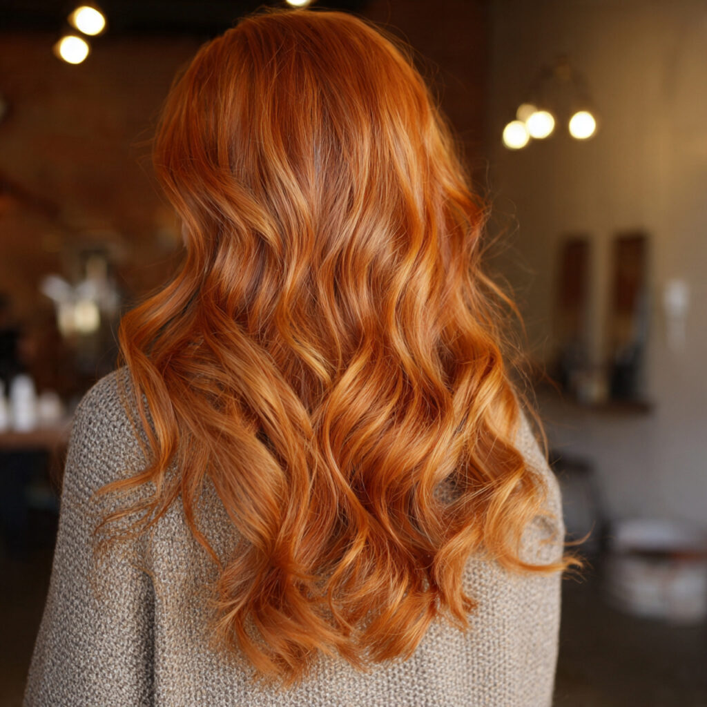 burnt orange ginger hair color