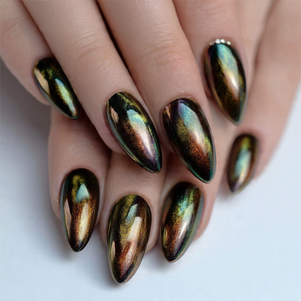 13 Trending Almond Nails That Are Everywhere Right Now (And Honestly… I’m Obsessed) 10 cat eye almond nails