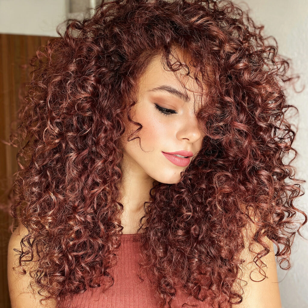 cherry cola curly hair color