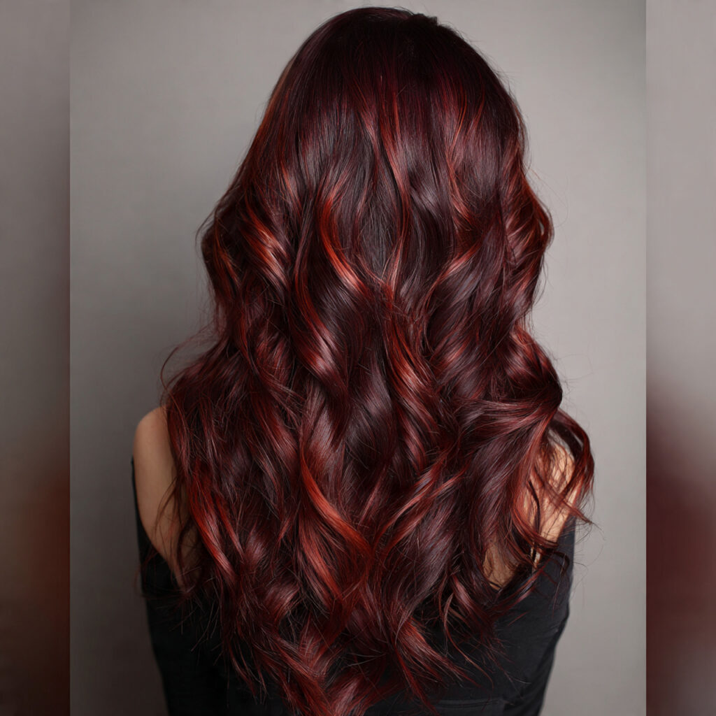 cherry cola gloss finish hair colo