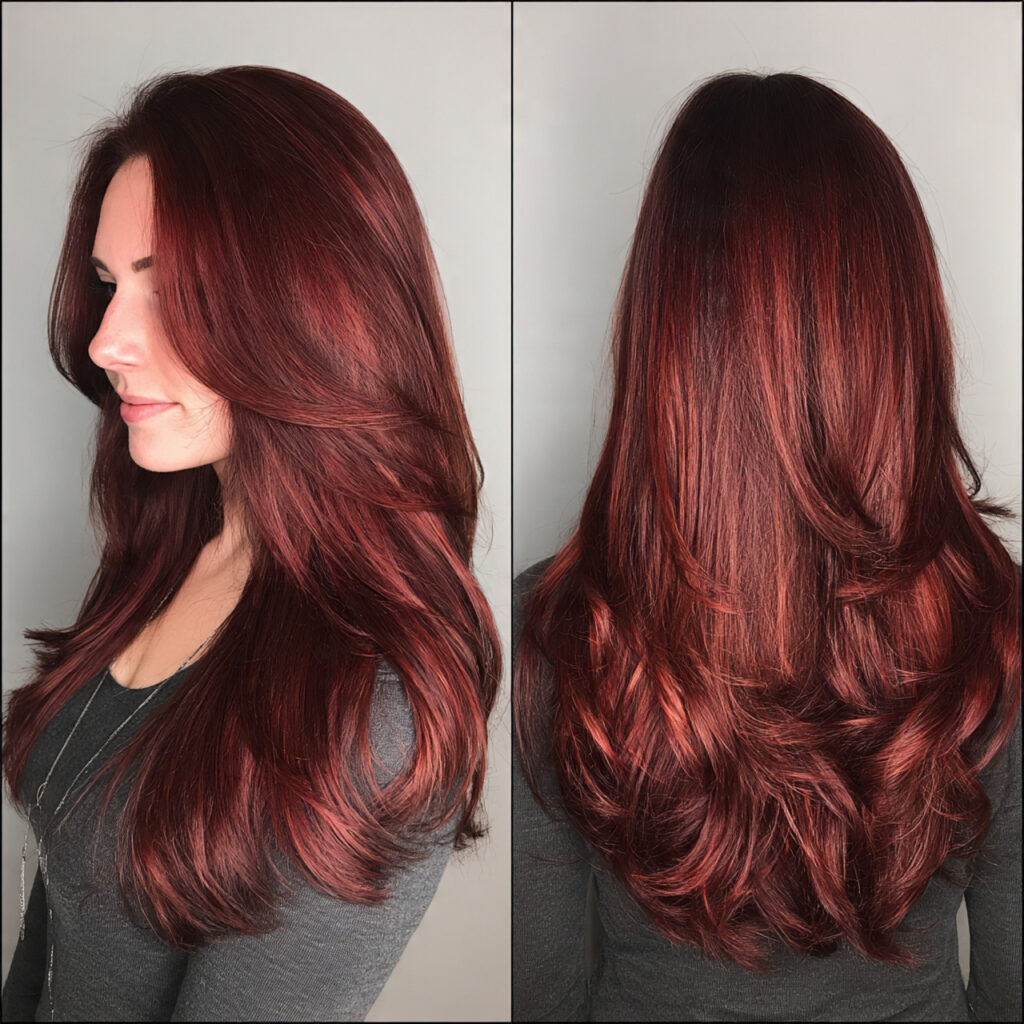 classic cherry cola hair