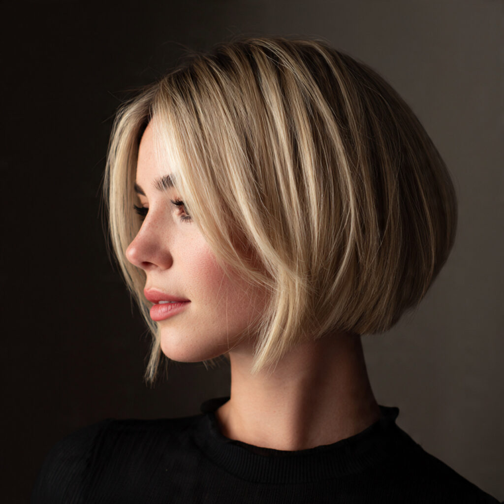 classic chin length bob