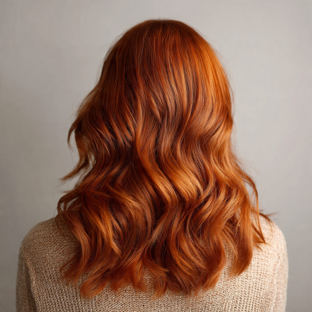 classic copper ginger hair color