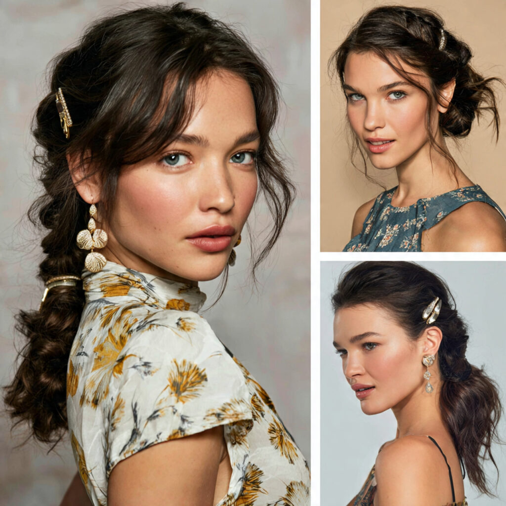 claw clip twist for summer hairstyles