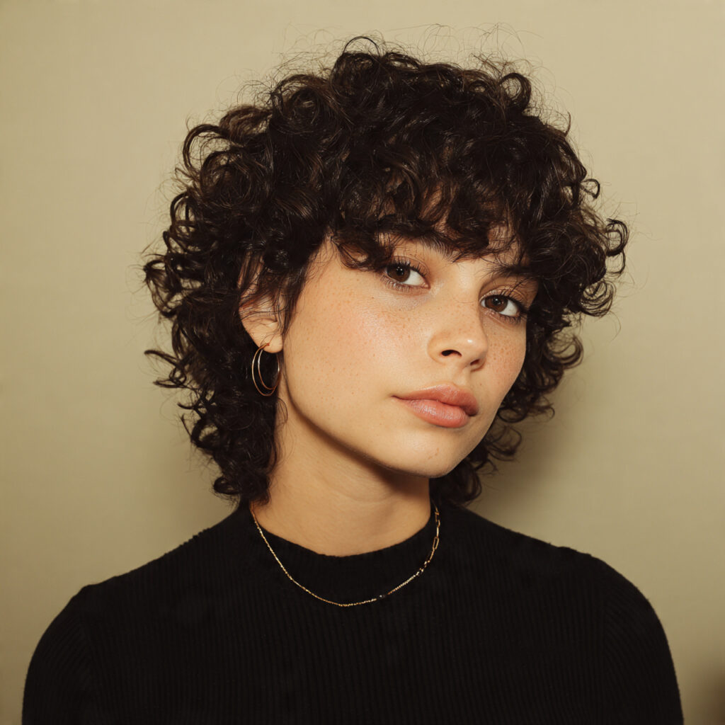 13 Short Hairstyles Easy & So Chic You’ll Want to Chop It All Off 7 curly crop