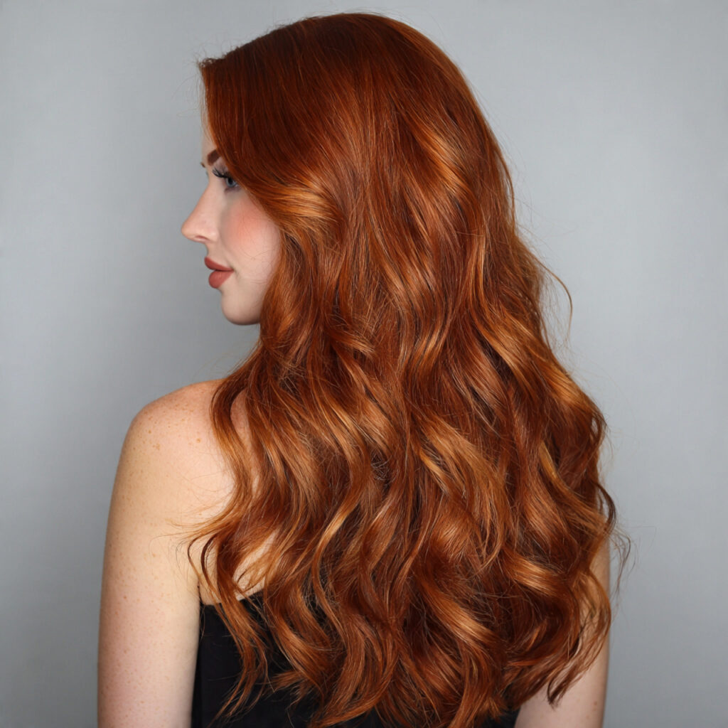 deep auburn ginger hair color