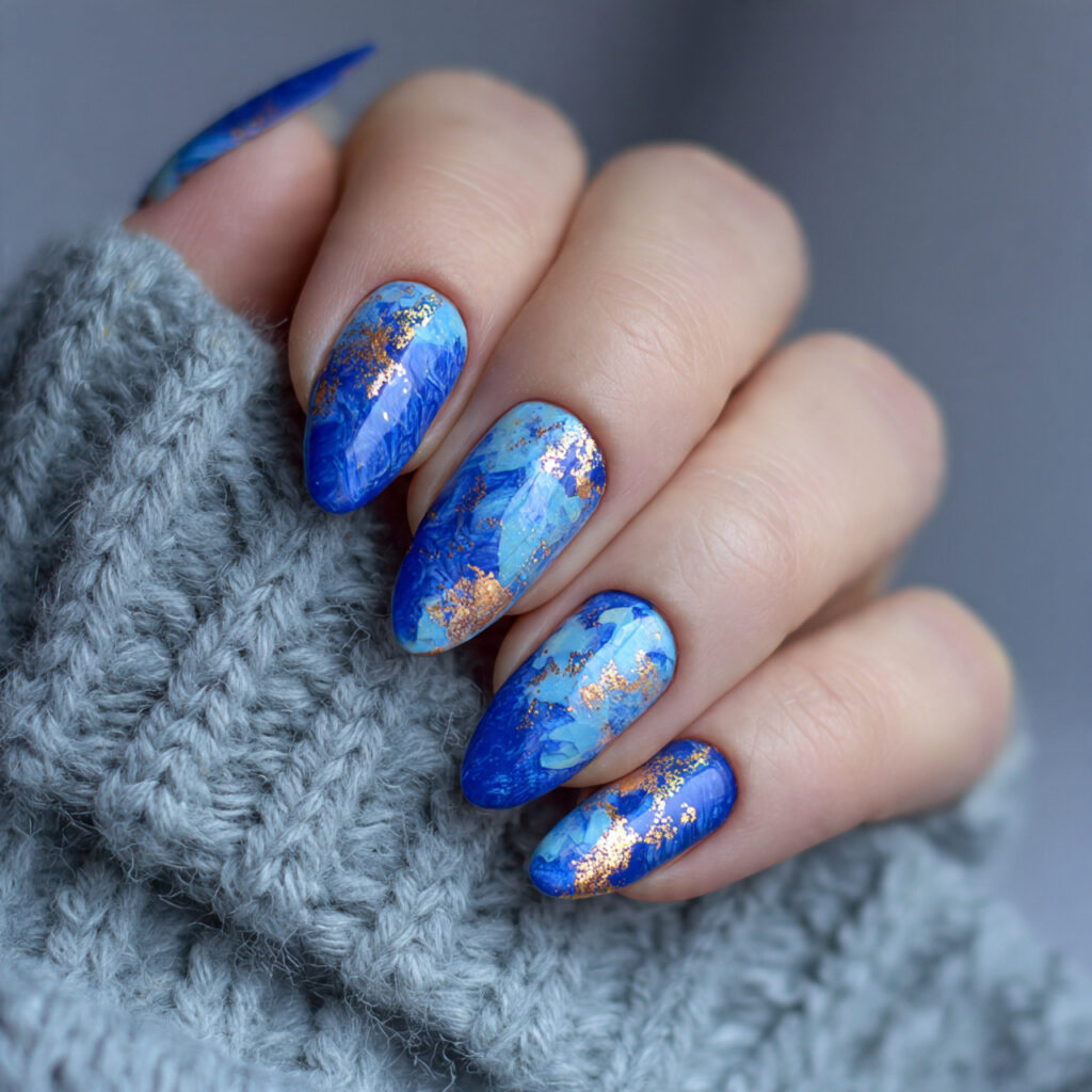 14 Trending Blue Nail Ideas Everyone Is Obsessed With Right Now (Your Next Mani Just Found You) 14 electric blue summer nails