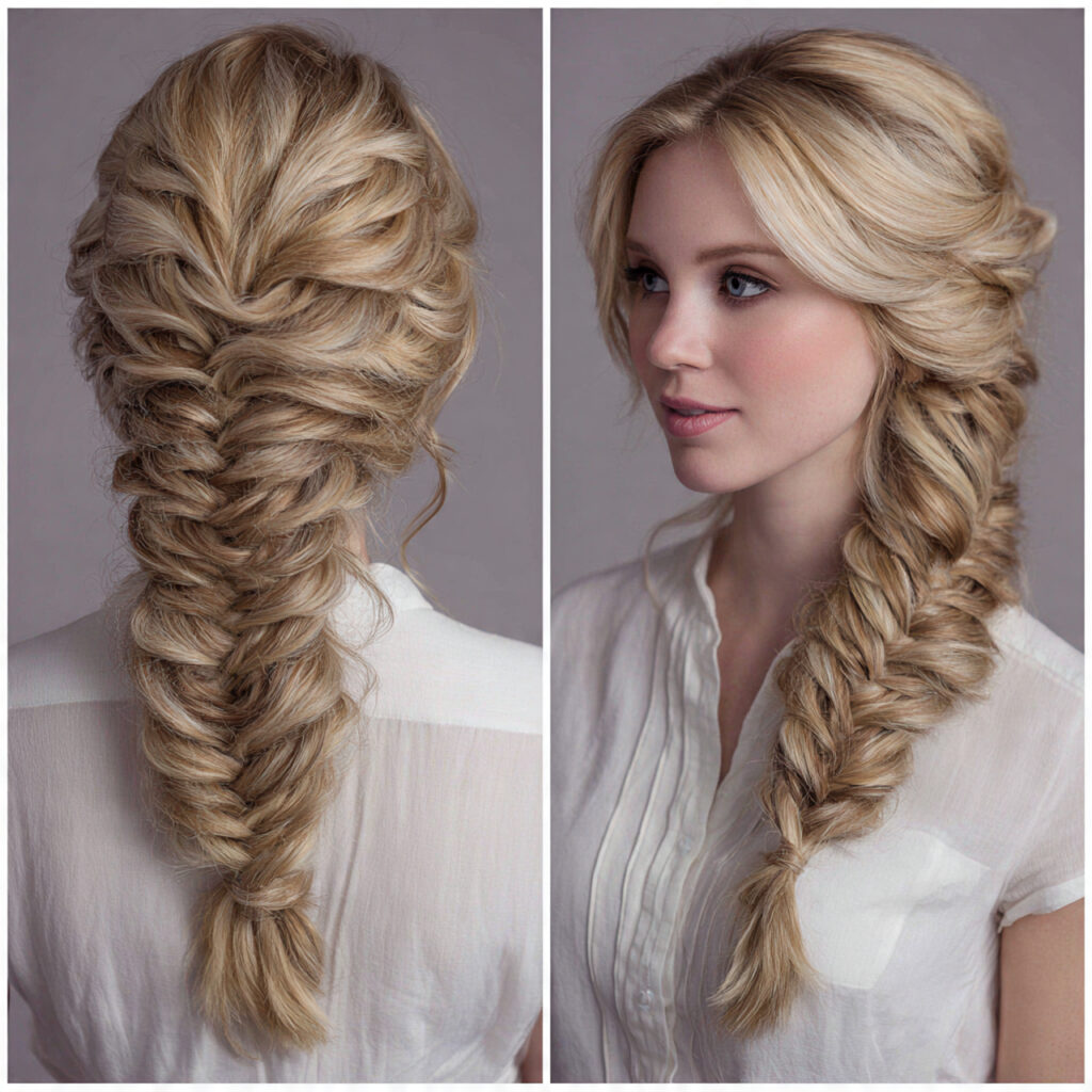 fishtail braid for summer hairstyles