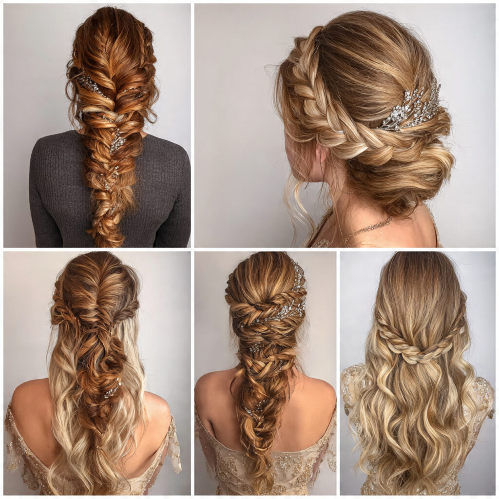 fishtail braid with long hairstyles ideas