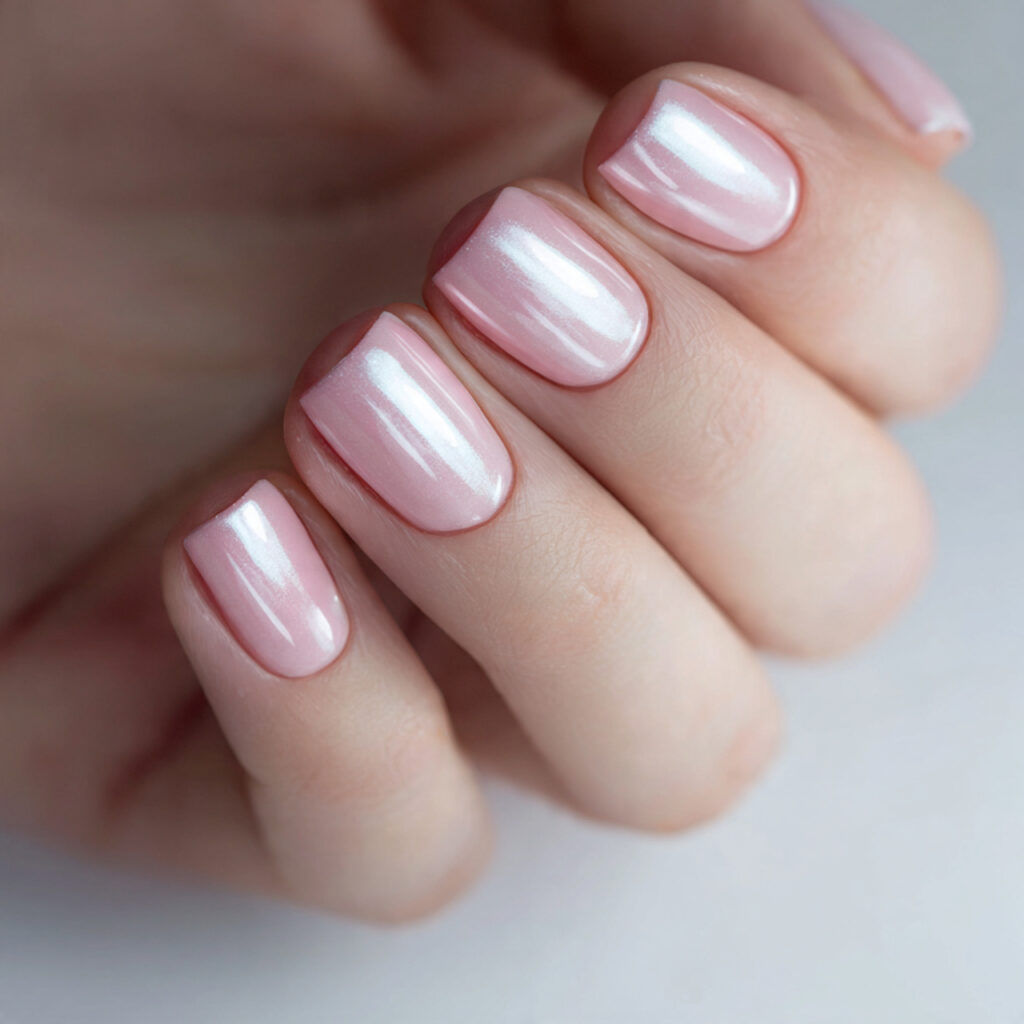 13 Summer Short Nails That Are Cute, Fresh, and Basically Made for Sunshine 10 gloss short nails