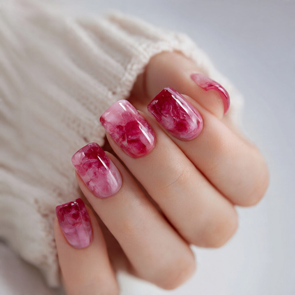 14 Short Nails Design Ideas That Make Your Hands Look Instantly Chic (Yes, Even If You’re a Minimalist) 15 glossy jelly short nails