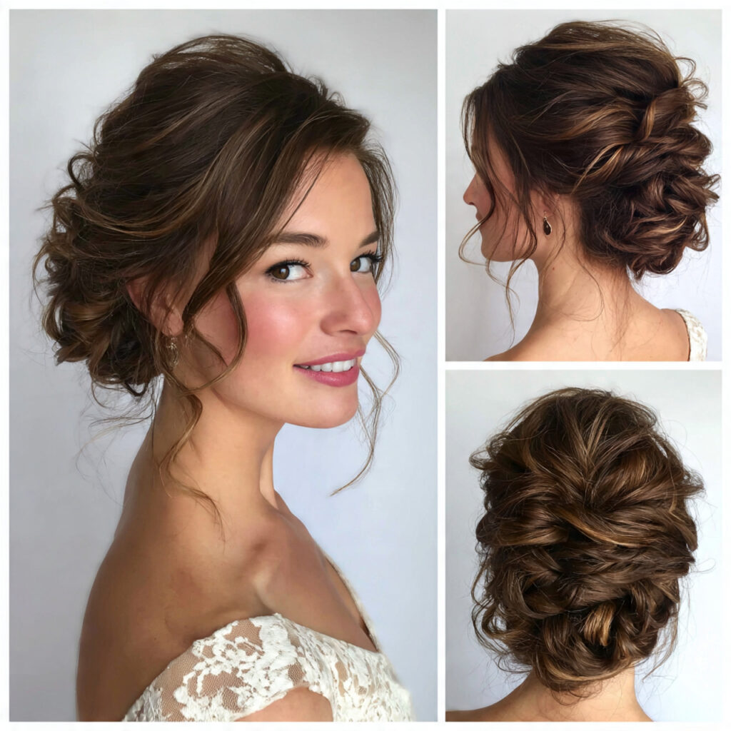 14 Updo Hairstyles Ideas That Instantly Make You Look Put-Together (Even on Lazy Hair Days) 7 loose romantic updo with updo hairstyles
