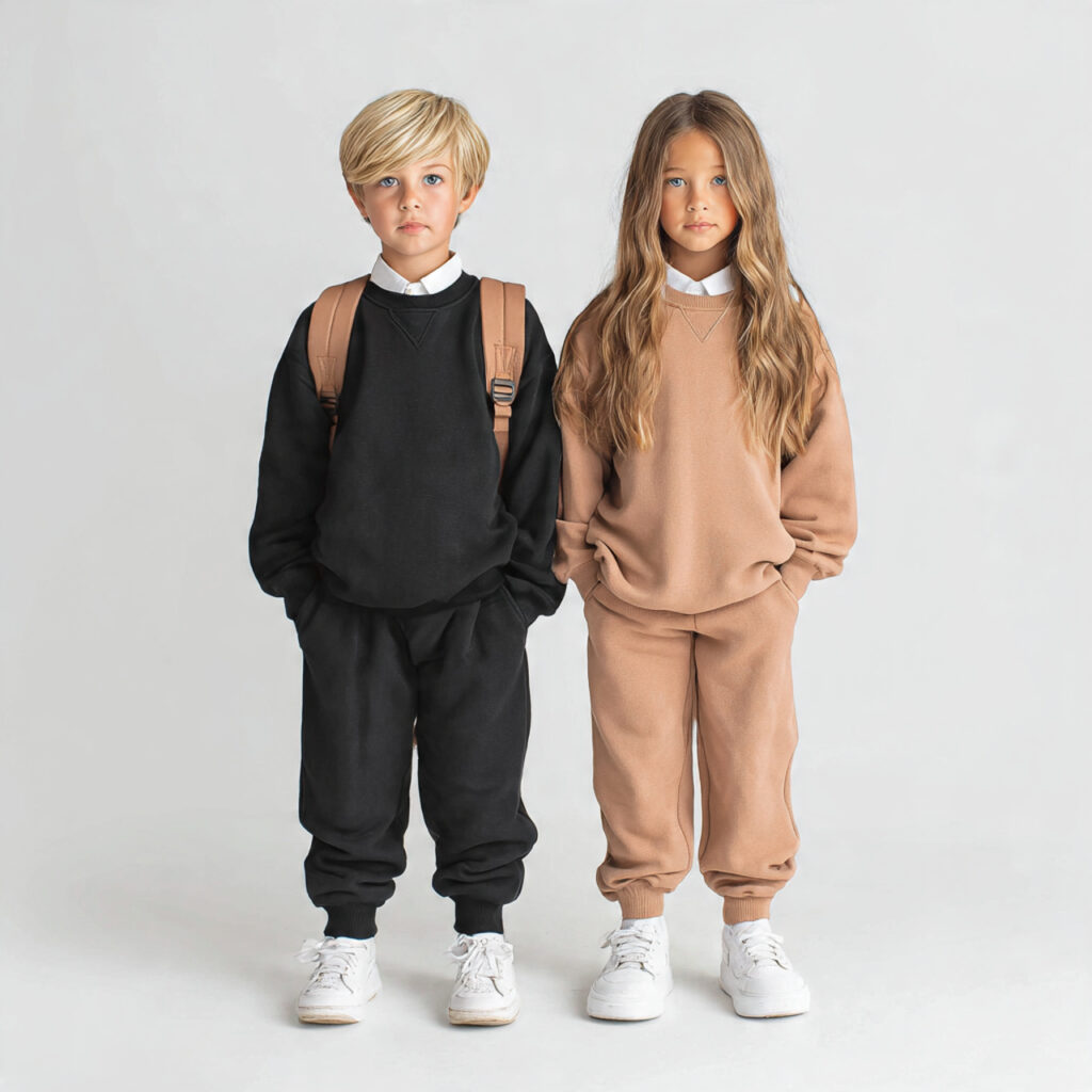 14 Outfit Ideas for School That Make Getting Dressed at 7 AM Way Easier (and Actually Stylish) 12 matching sweat set for school outfits