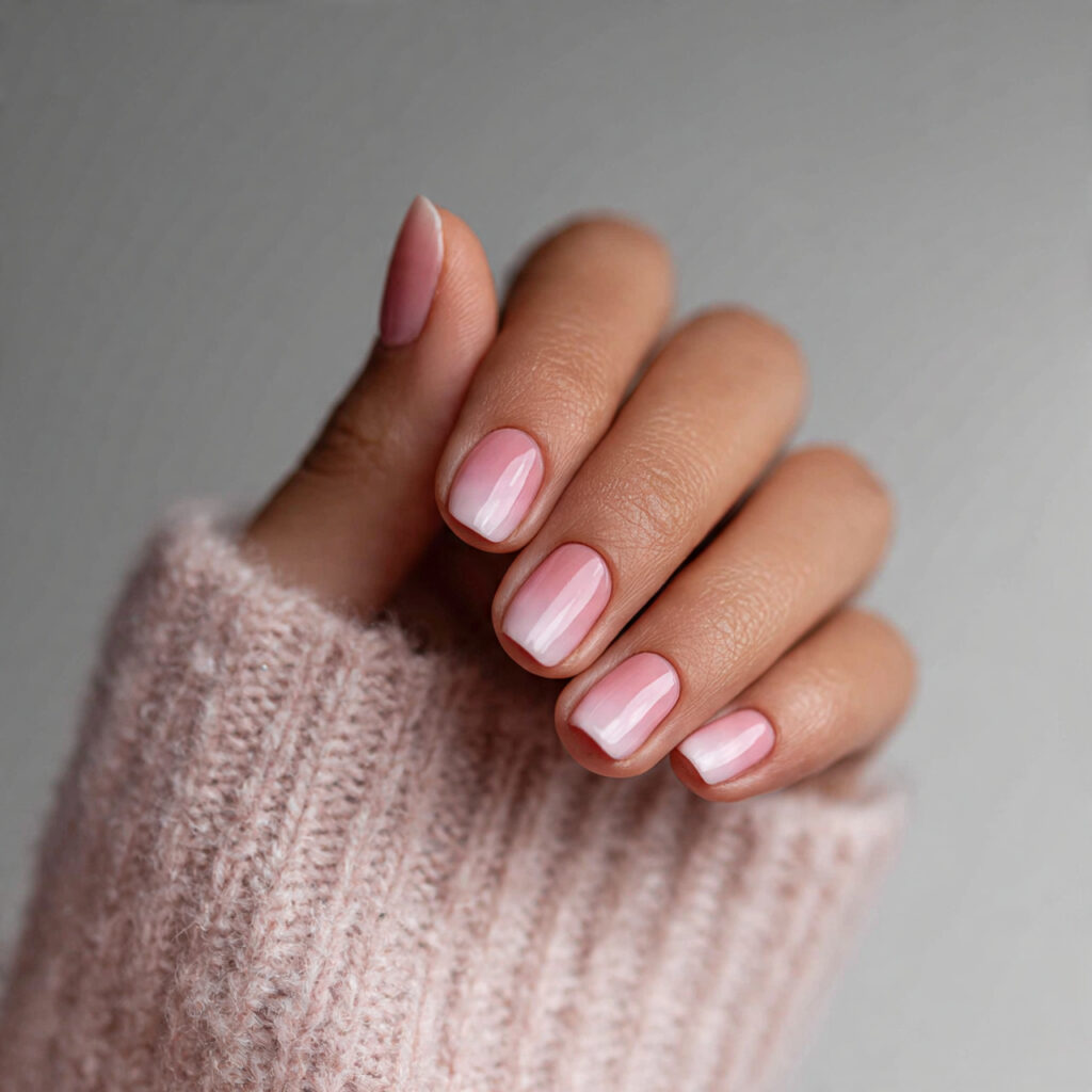 14 Short Nails Design Ideas That Make Your Hands Look Instantly Chic (Yes, Even If You’re a Minimalist) 7 milky white short nails