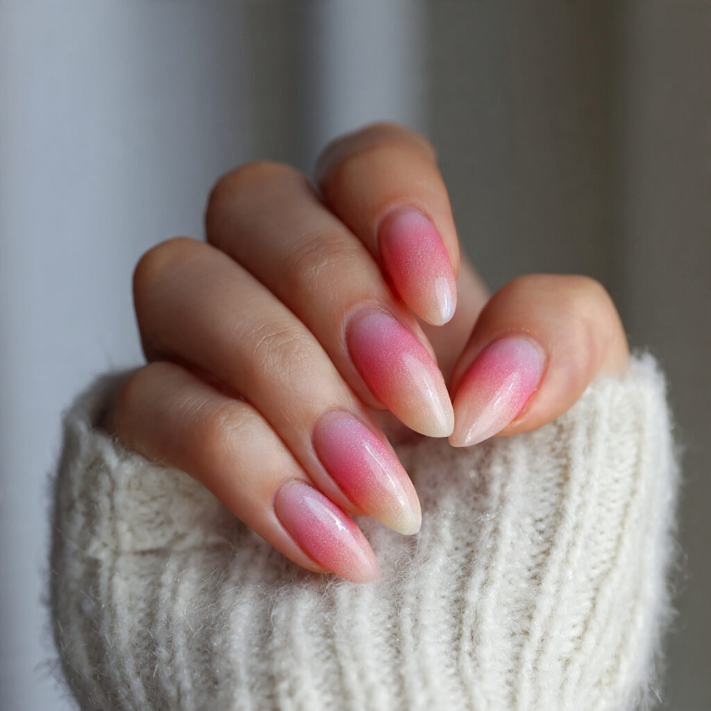 12 Almond Nails Designs That Instantly Make Your Hands Look Expensive (Yes, Even on Lazy Days) 11 ombre almond nails