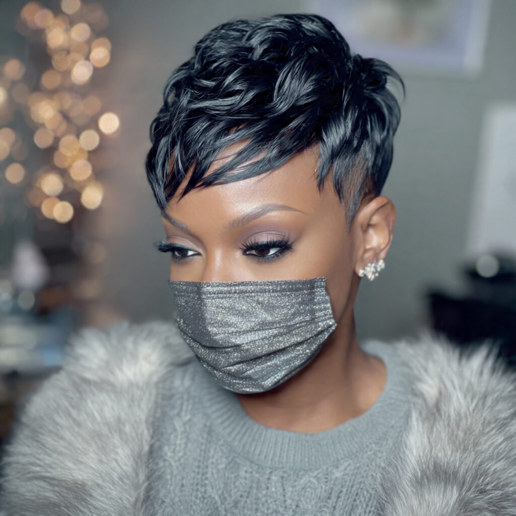 quick weave pixie cut