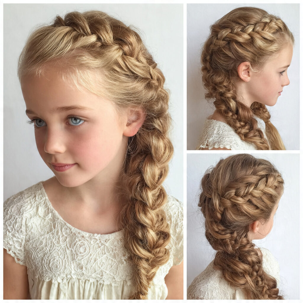 11 Kids Hairstyles Ideas That Are Cute, Easy & Totally Parent-Approved 6 side braid styles for kids