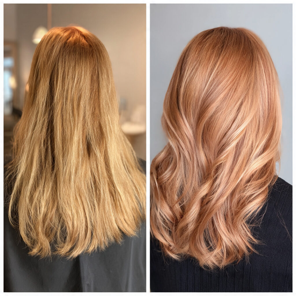soft strawberry ginger hair color