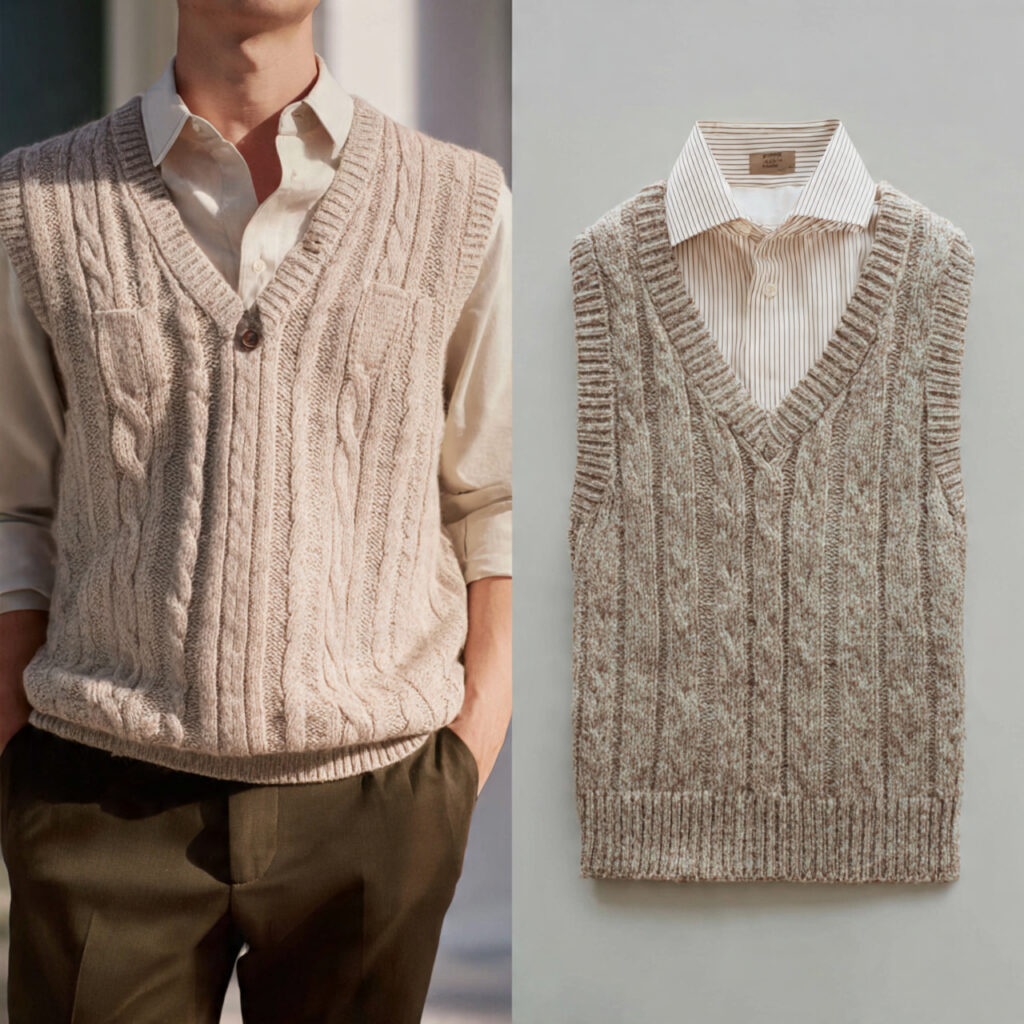 12 Cute Outfit Ideas You’ll Want to Copy Immediately (Trust Me, These Are Too Good) 7 sweater vest collared shirt