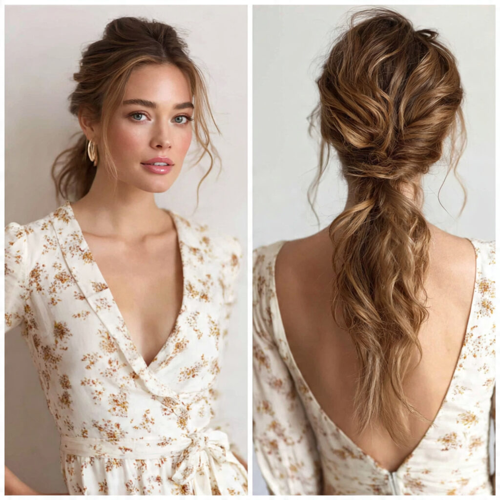 the low ponytail for summer hairstyles