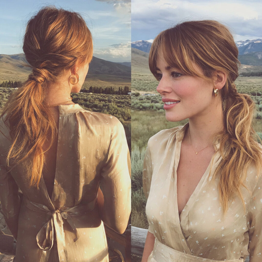 15 Simple Hairstyles Ideas You’ll Want to Try Tomorrow (Because Looking Cute Shouldn’t Be Complicated) 13 the low side ponytail with simple hairstyles