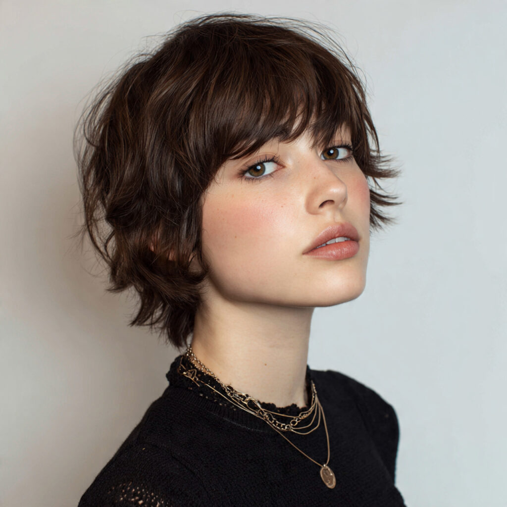 13 Short Hairstyles Easy & So Chic You’ll Want to Chop It All Off 8 the shaggy short cut